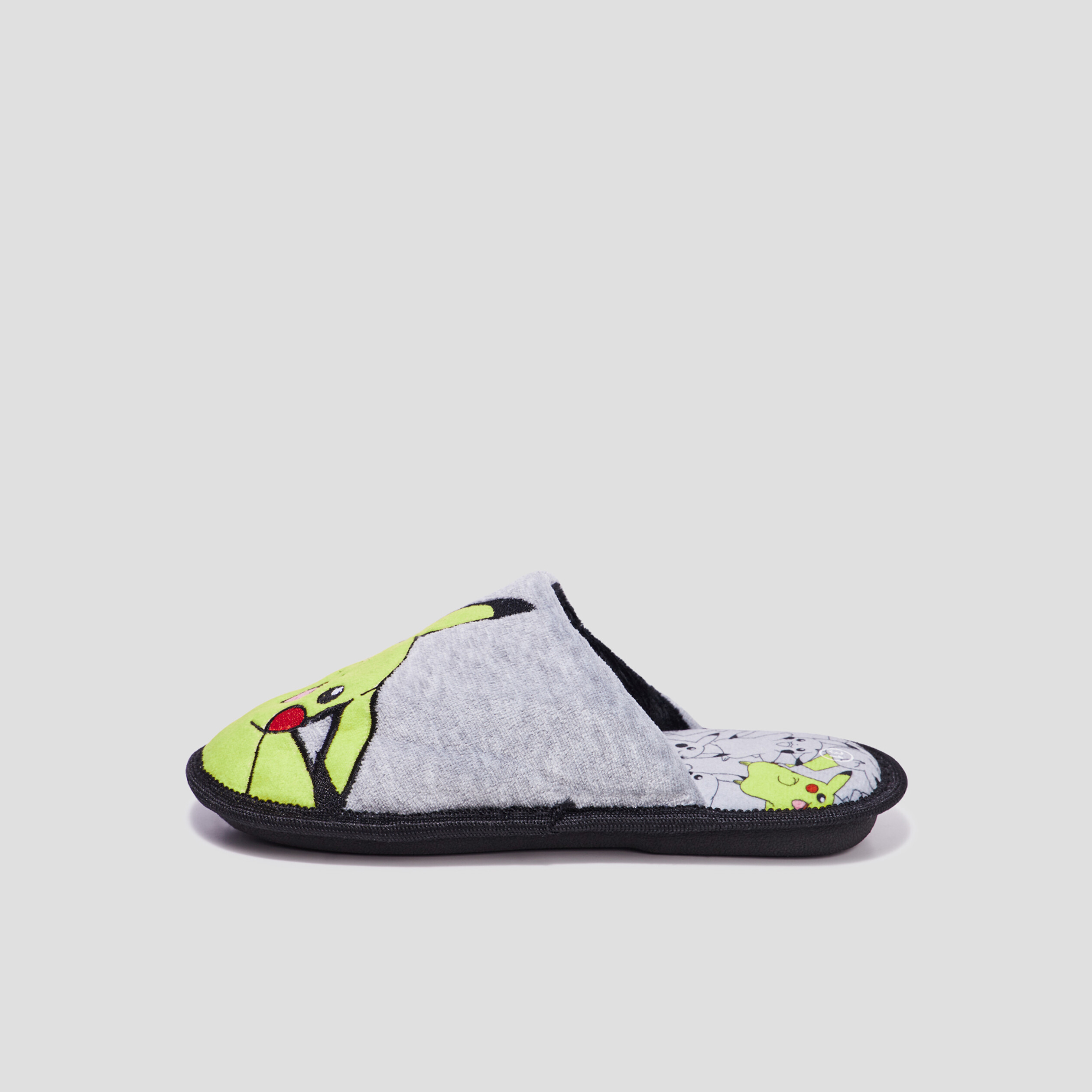 Chaussons mules Pokémon gris garçon | La Halle
