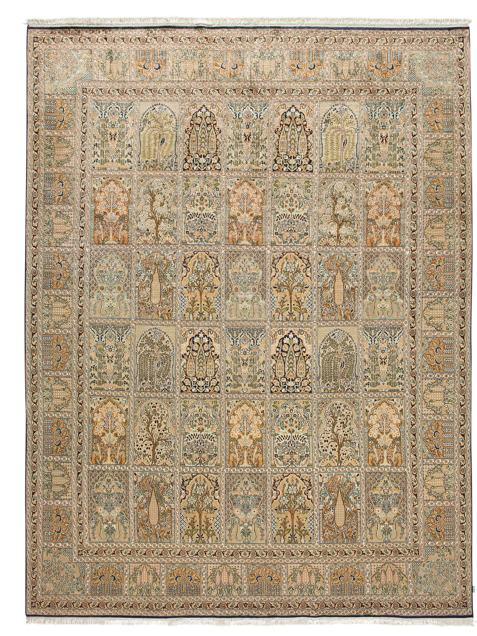 Kaschmir Seide 18/18 ca. 240 x 316 cm, Unikat / Einzelstück