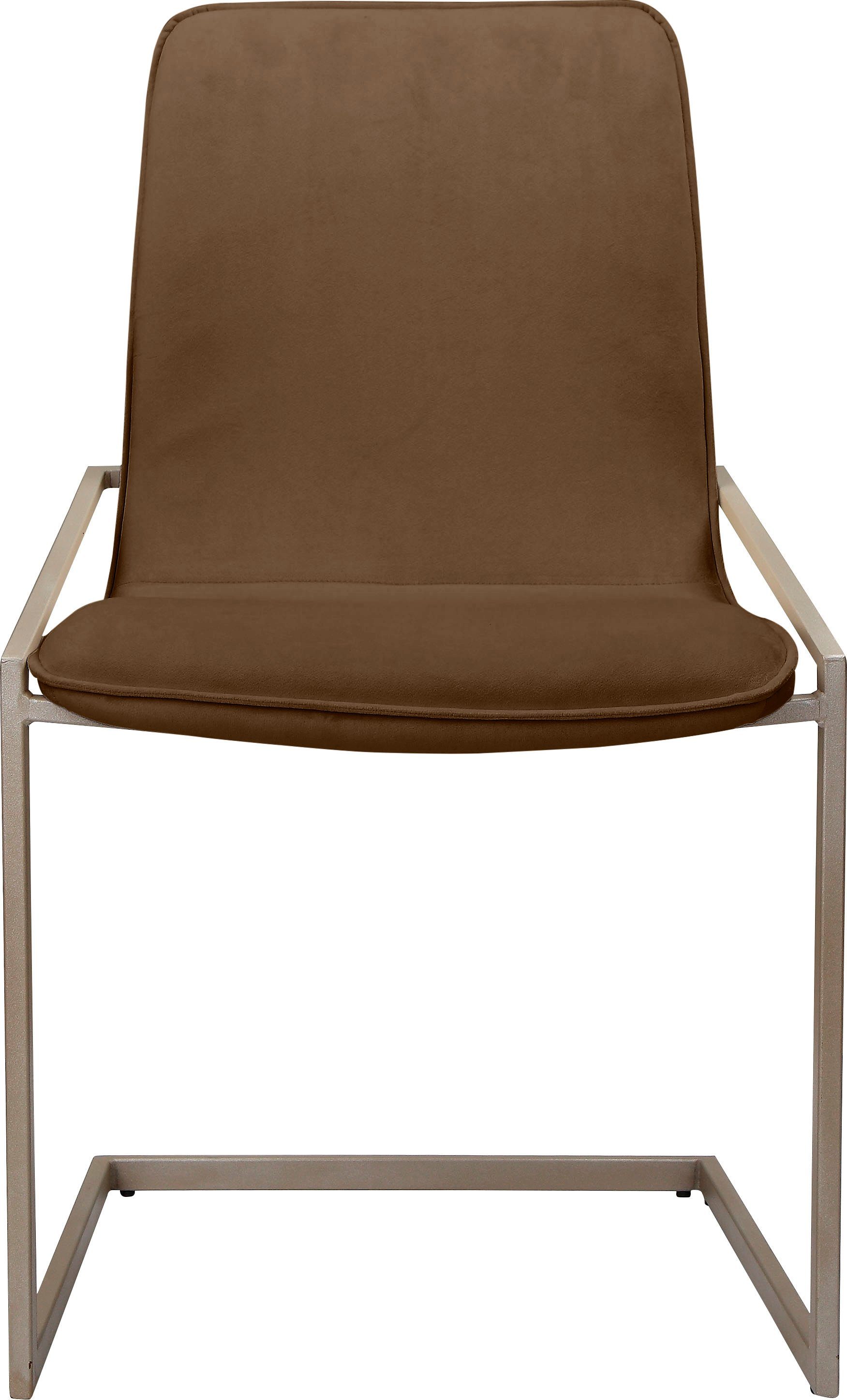 INOSIGN Freischwinger Vigga (Set, 2 St), mit weichen Samtvelours Bezug, in unterschiedlichen Farbvarianten
