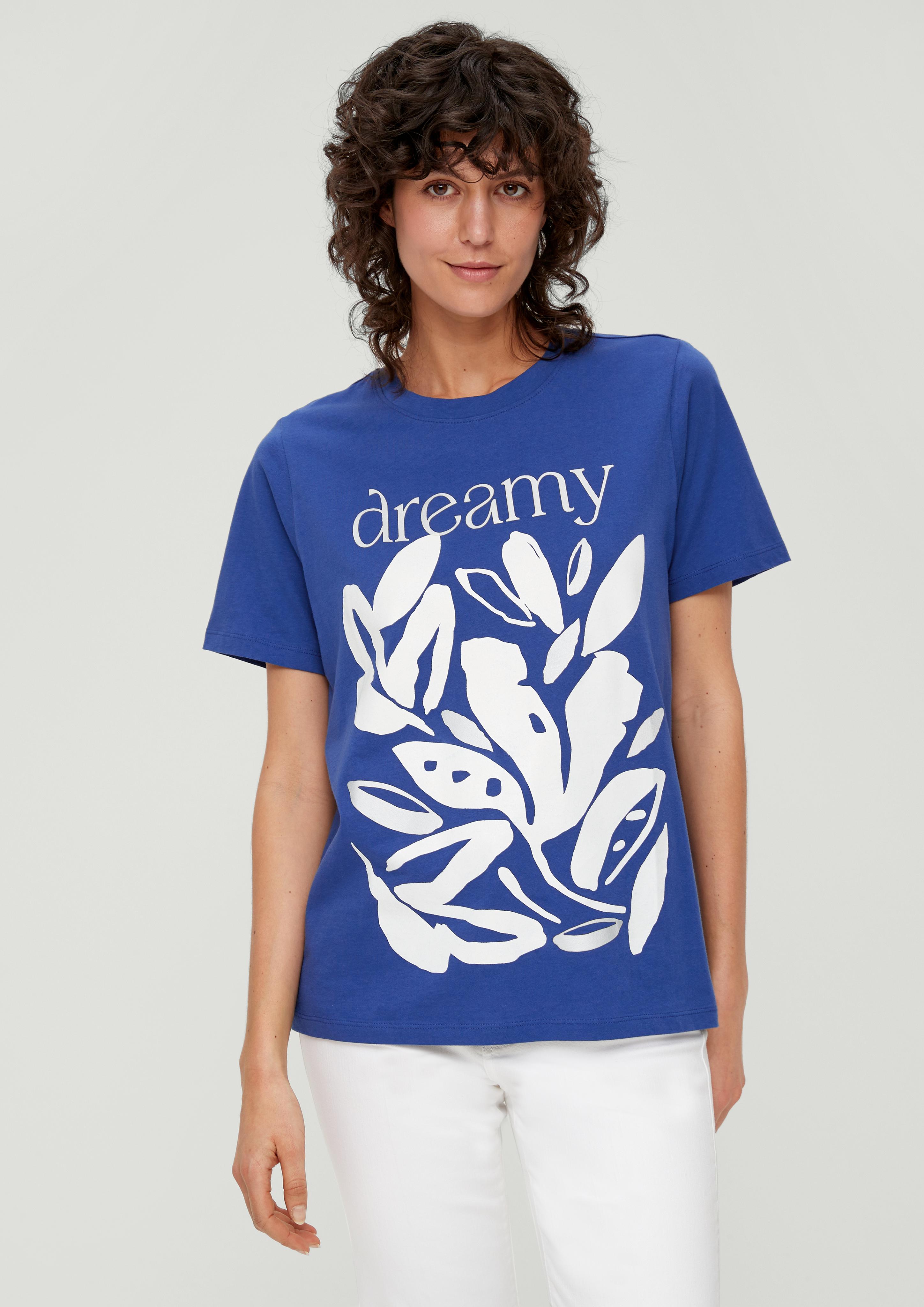 Baumwollshirt mit Frontprint  2133136-56D1