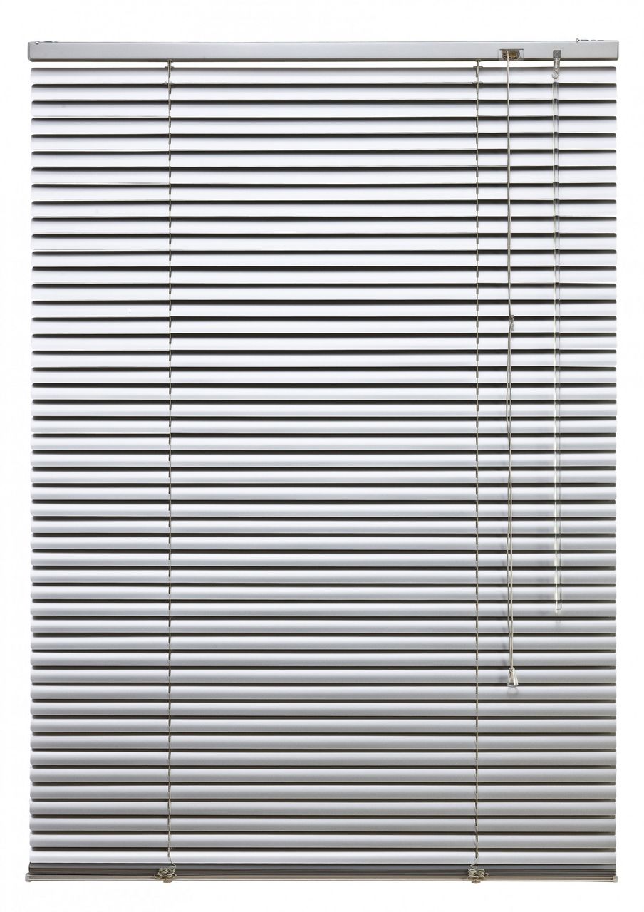 Bella Casa Aluminium-Jalousie, silber, 130 x 100 cm