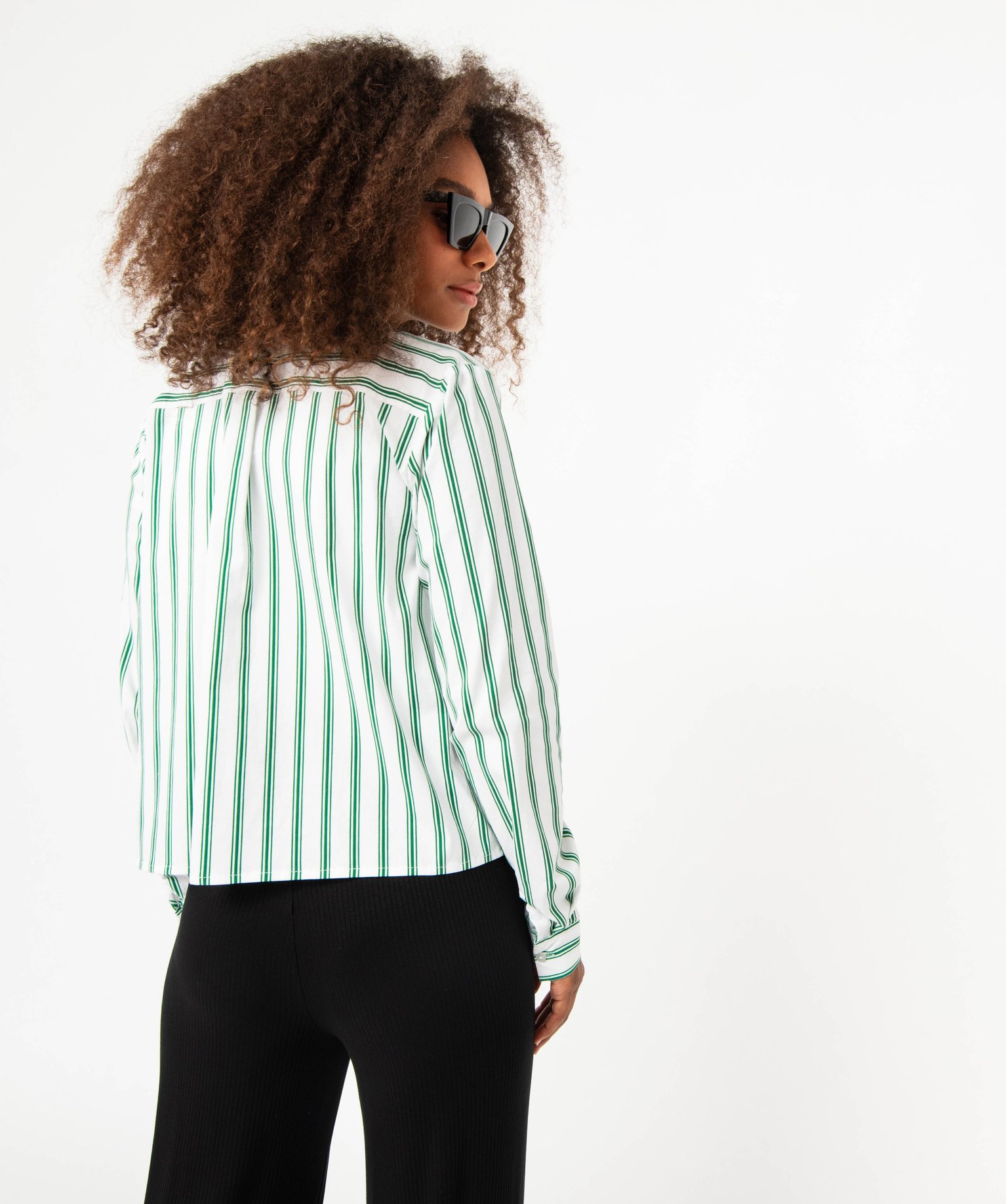 Chemise rayée ample et courte femme raye | GEMO