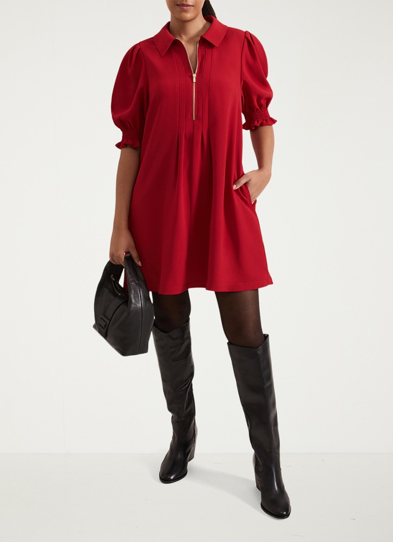 Rochie scurtă Phase Eight Petite Candice cu detalii plisate