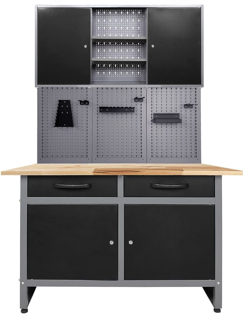 Kraft Werkzeuge Werkzeugschrank Werkstatt-Set 240 cm