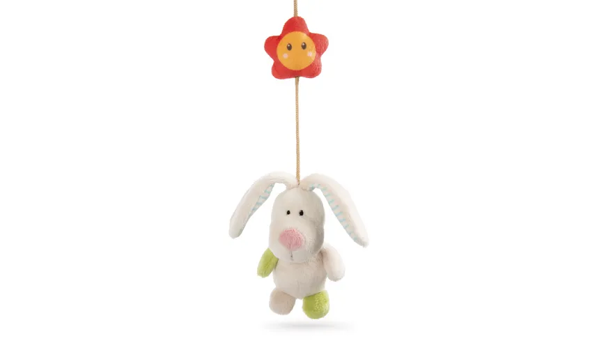 NICI Musik-Mobile Hase und Eule in Geschenkverpackung