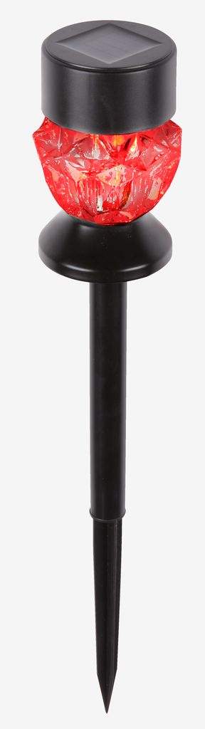 SPLITTERNE Lampa solarna SPLITTERNE Ø7xH35cm czarna