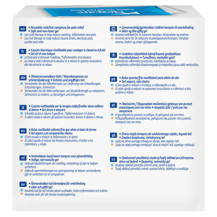 Nexcare ColdHot Therapy Pack Classic, herbruikbaar koud- en warm gelpak, 11x26cm