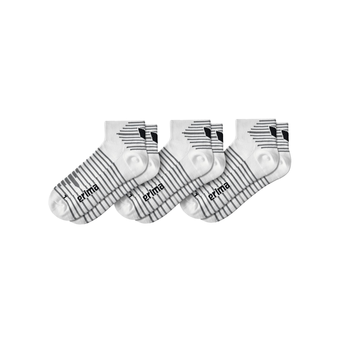 Erima 3-Pack Kurzsocken Weiss