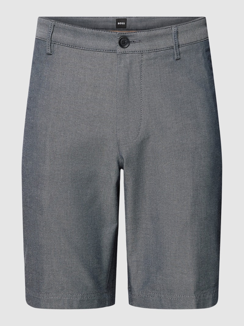 Chino-Shorts mit französischen Eingrifftaschen Modell 'Slice' in marineblau