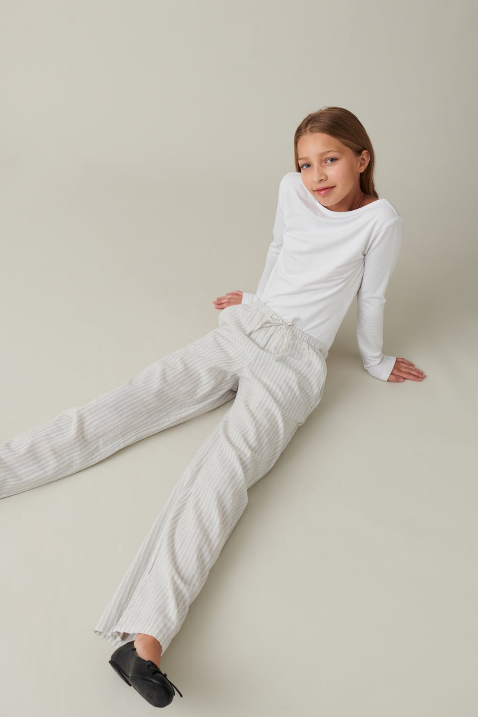 Y linenmix trousers