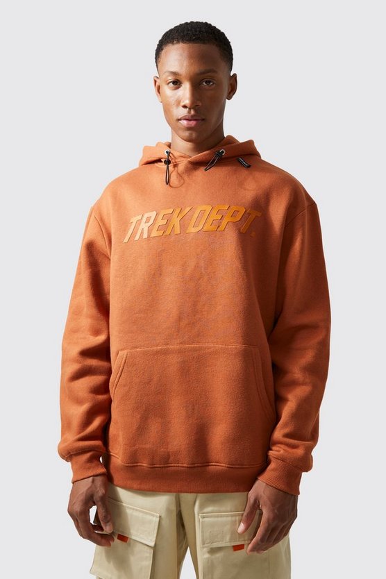 Active Oversize Hoodie mit Trekking Dept Etikett