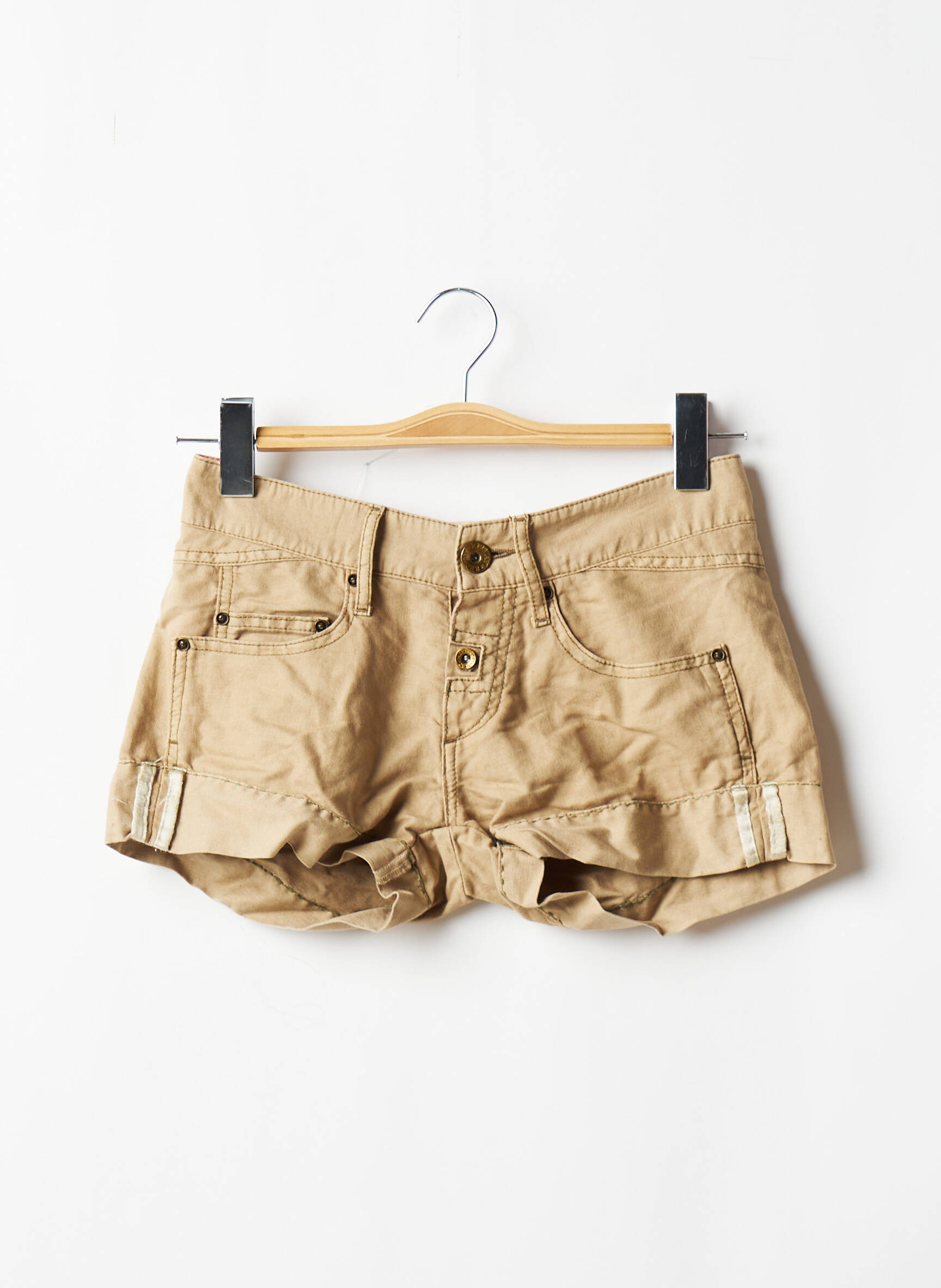 Replay Shorts 1 Femme couleur beige