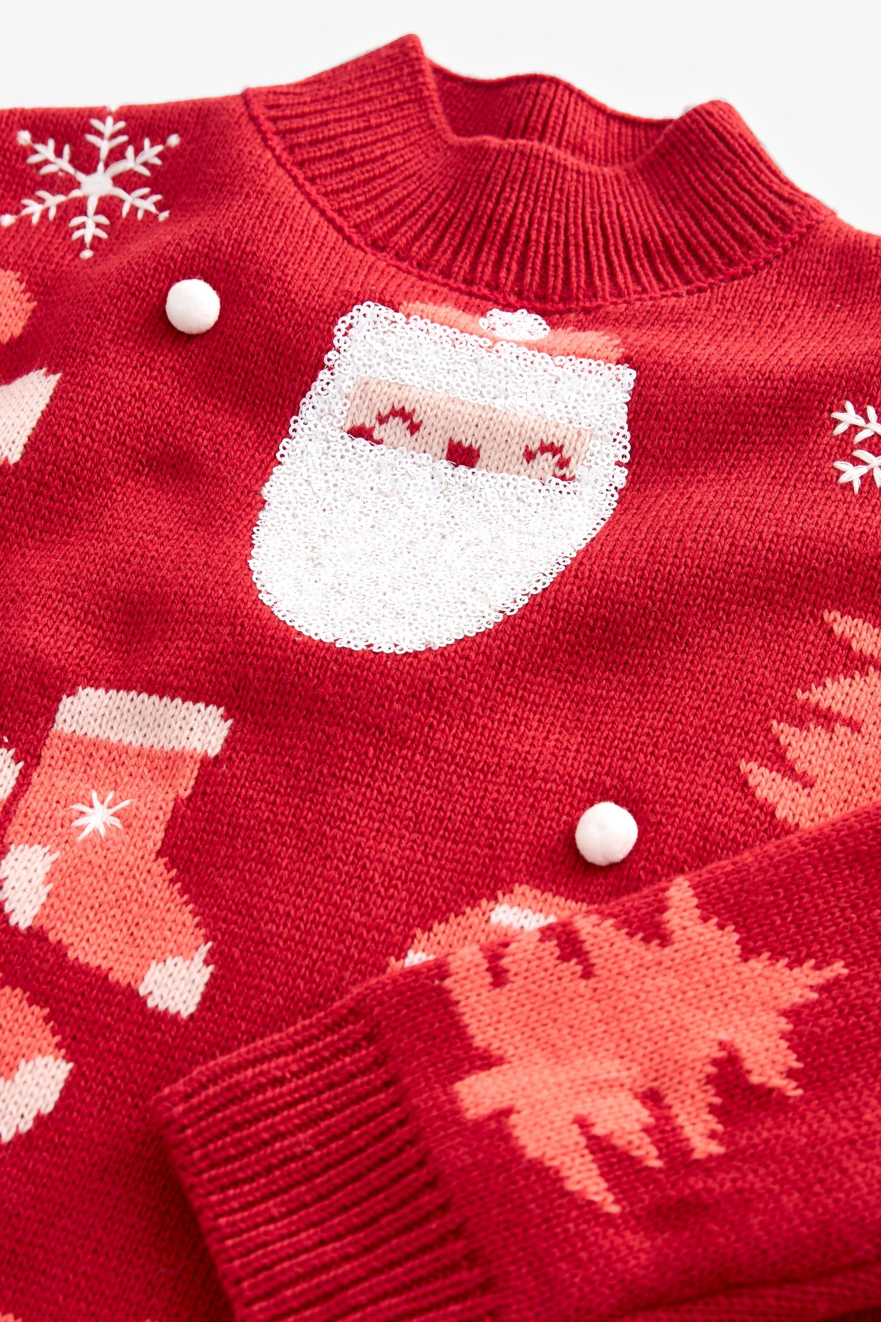 Next Longpullover Weihnachtliches Pulloverkleid (1-tlg)
