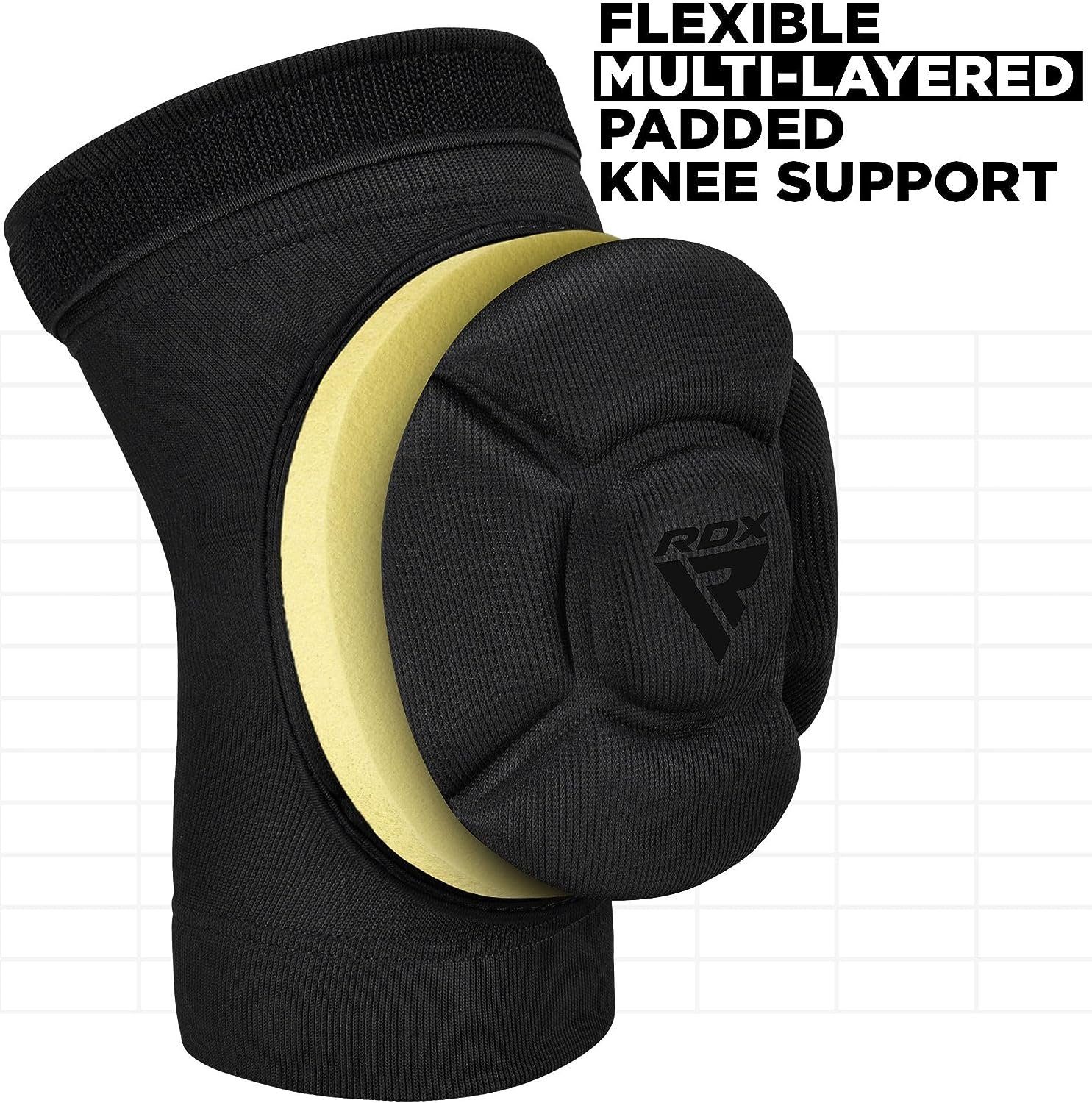 RDX Sports Knieschutz RDX Knieschoner für MMA, Kickboxen und Muay Thai Training