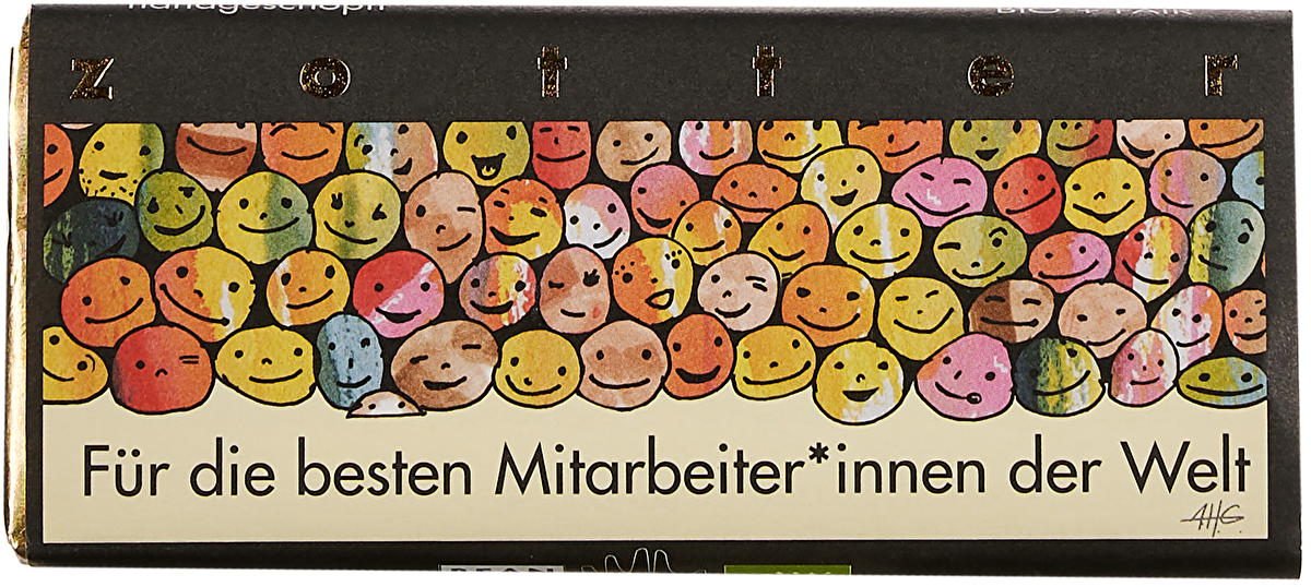 Zotter Für die besten MitarbeiterInnen der Welt! 70g