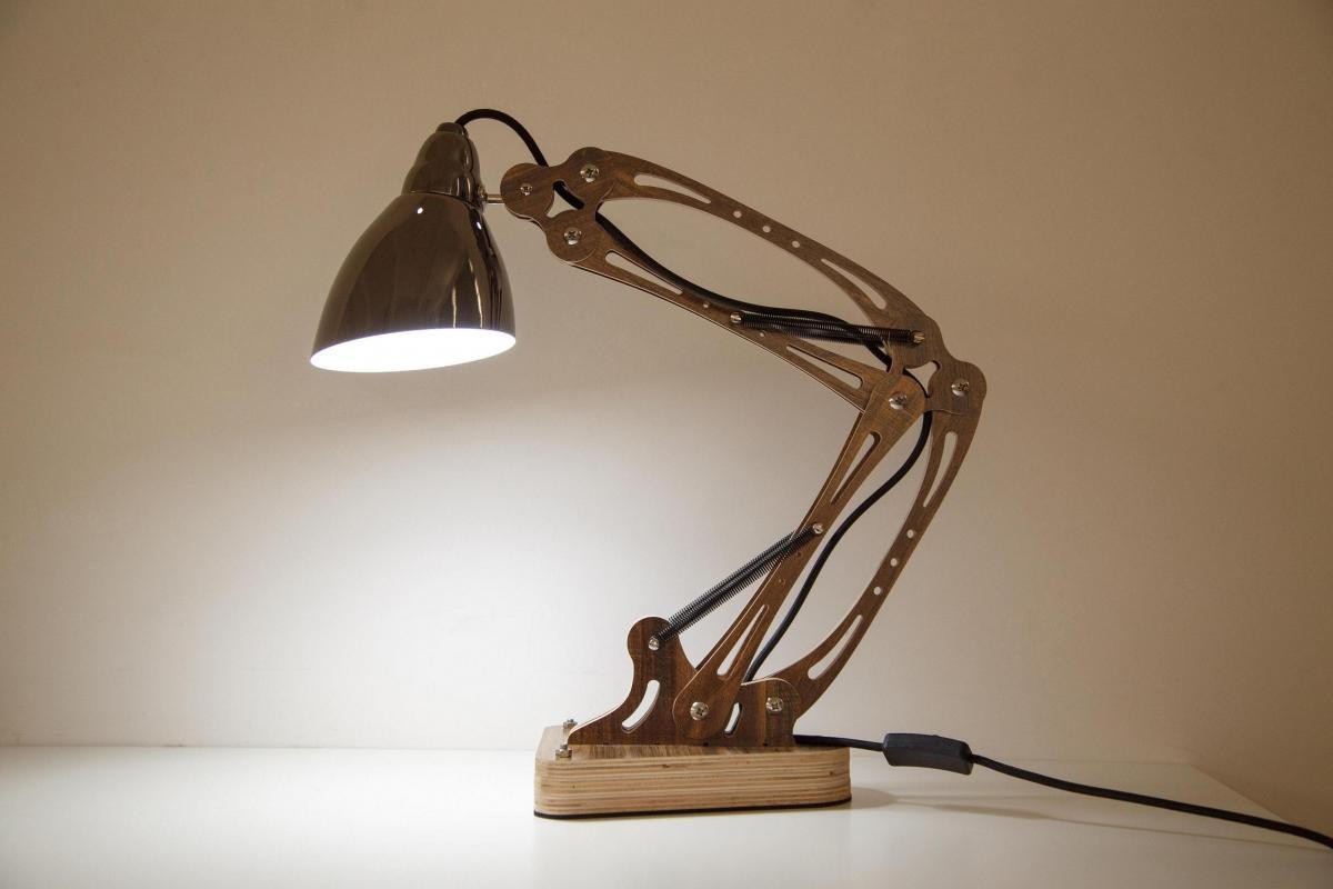 Kayoom Tischlampe Merop Teak