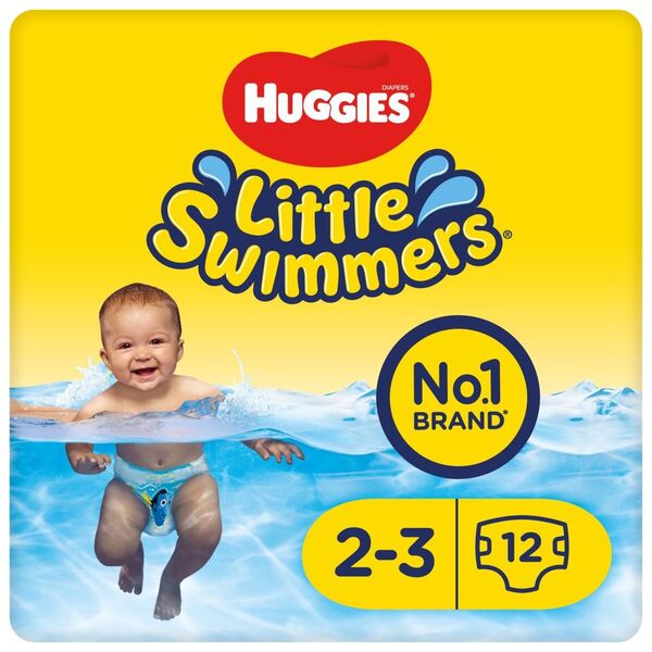 Huggies 2-3 Little Swimmers 3-8 kg Zwemluiers 12 stukų