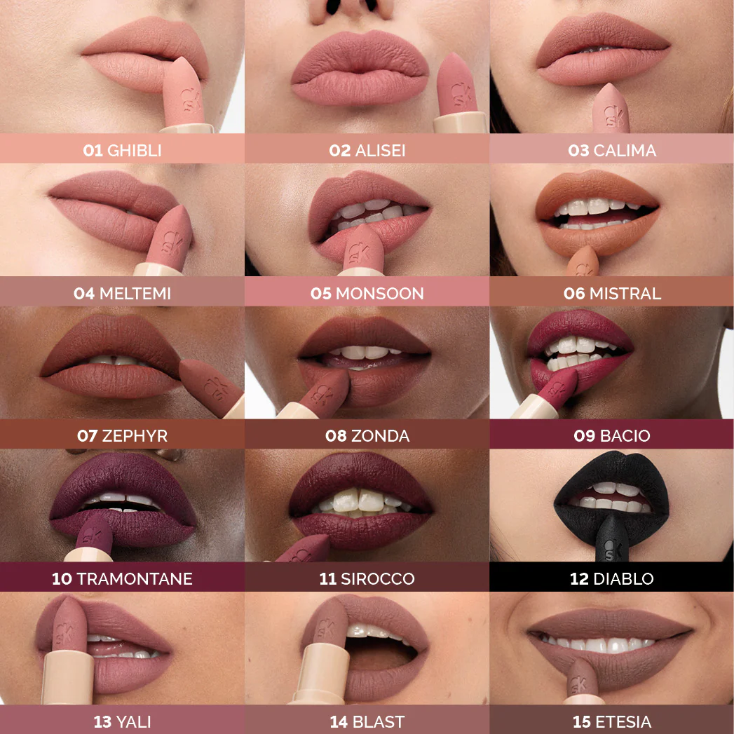 CLOUD MAT Lips - Rúž, Matný rúž