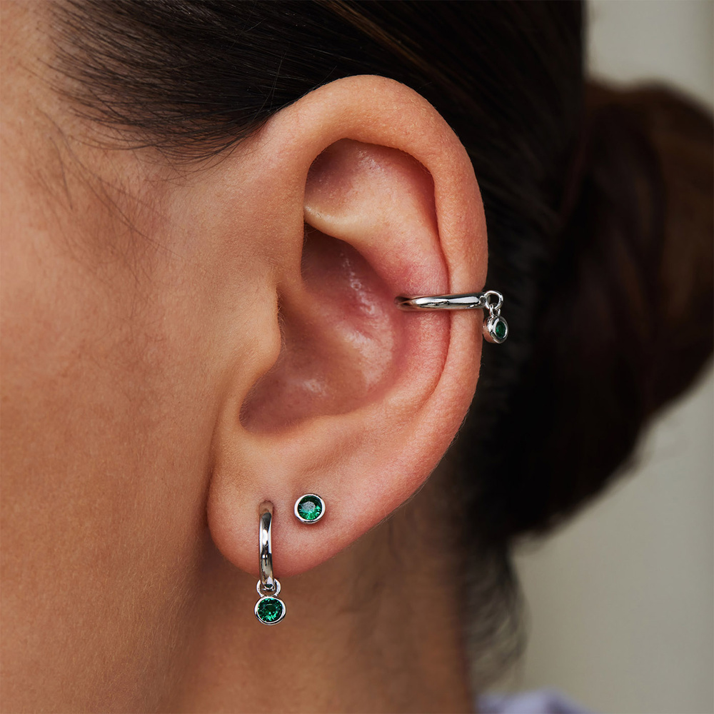 Violet Hamden Venus Créoles Boucles d'oreilles