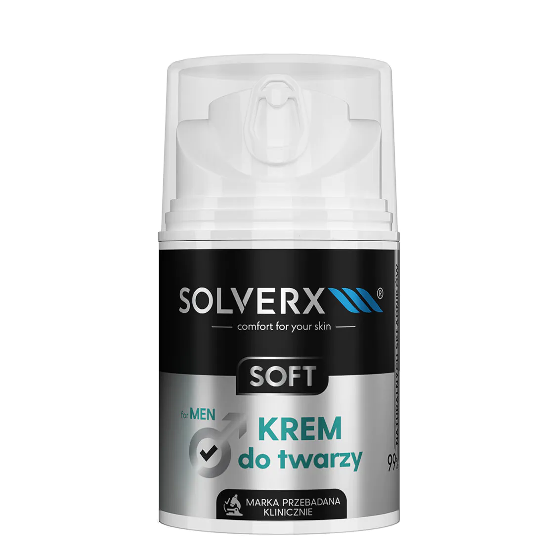 Solverx Soft Ansigtscreme til Mænd