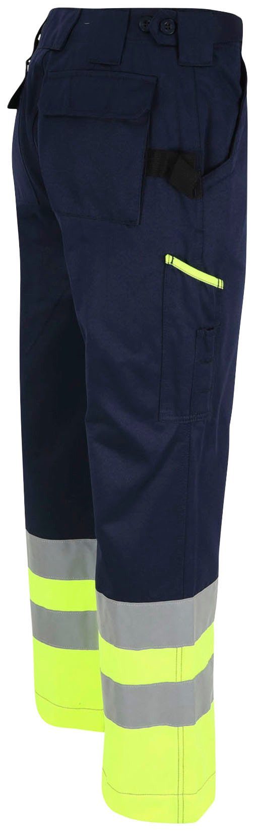 Herock Arbeitshose Olympus Hochsichtbar Hose Wasserabweisend, viele Taschen, 2 Schlaufen, verstellbarer Bund