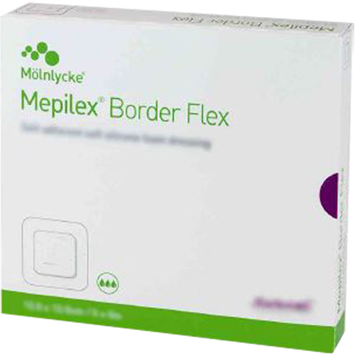 MEPILEX Border Flex Schaumverb.haft.12,5x12,5 cm  10 St  Verband