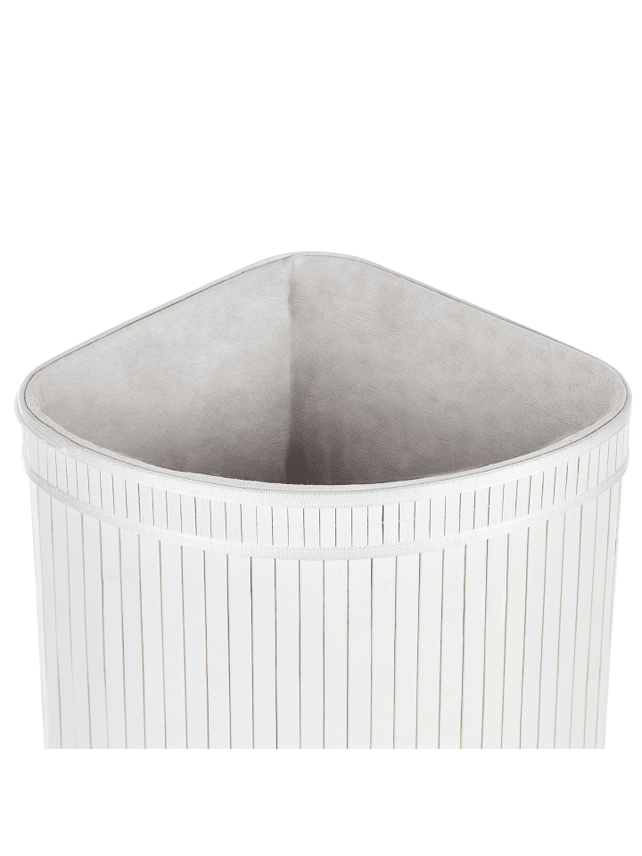 Beliani Wäschekörbe BADULLA in Weiß - (W) 42 x (H) 60 x (L) 35 cm günstig kaufen onesize