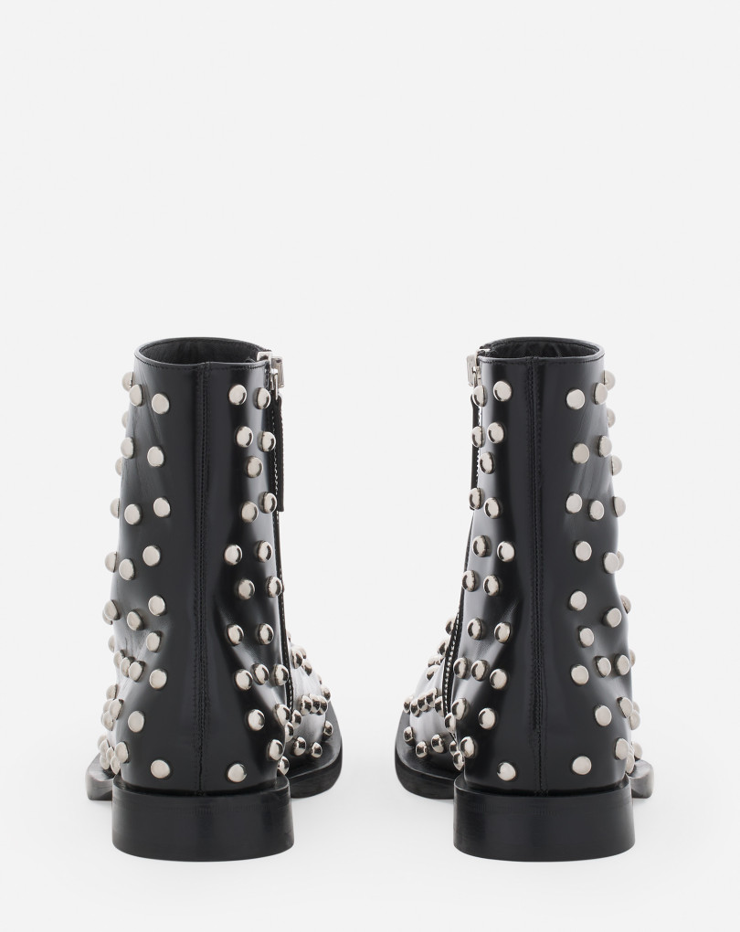 BOTTINES MEDLEY EN CUIR AVEC STUDS