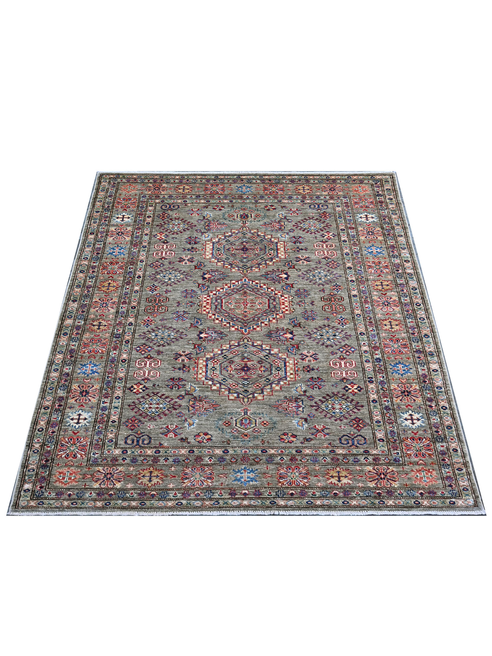 Kazak Ghazni ca. 153 x 215 cm, Unikat / Einzelstück
