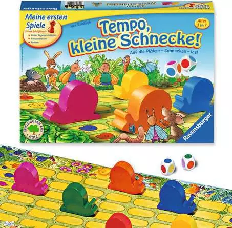 Tempo, kleine Schnecke! - Kinderspiel ab 3 Jahren