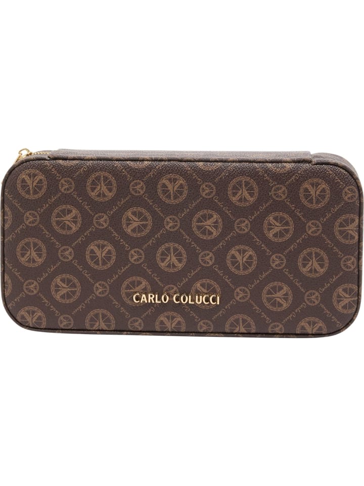 Carlo Colucci Schmucktasche DeGiorgi in Braun günstig kaufen onesize