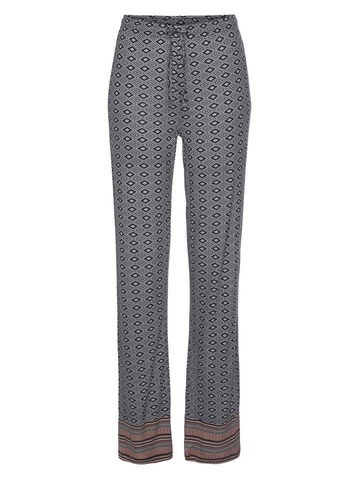 VIVANCE DREAMS Schlafhose in braun bedruckt günstig kaufen