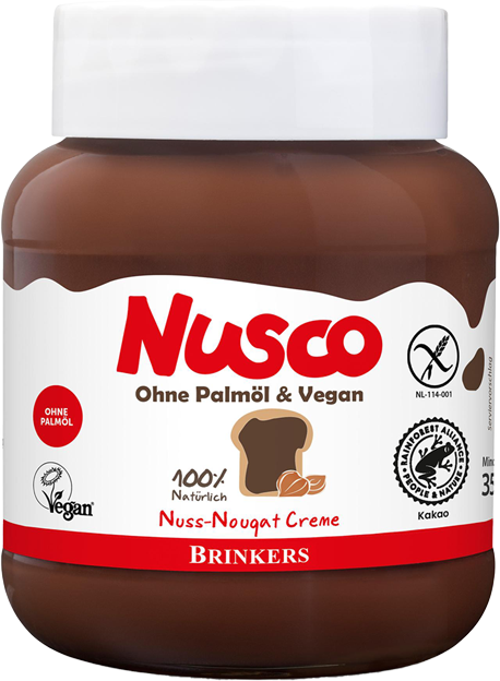 Nusco Nuss-Nougat Creme vegan und ohne Palmöl