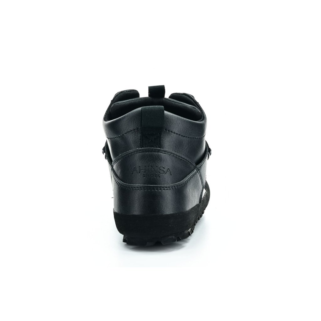 Ahinsa Hiker Trek shoes Black Barfußschuhe