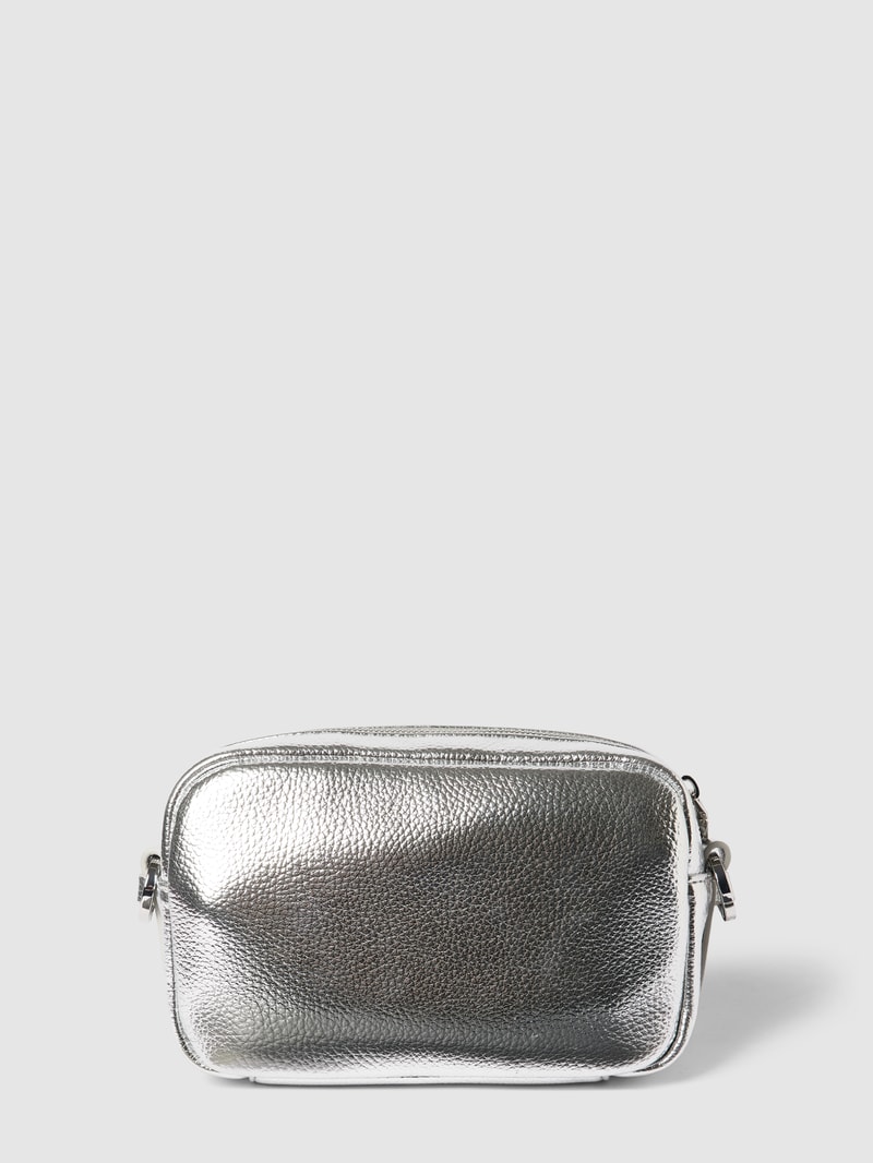 Crossbody Bag in metallic in silber