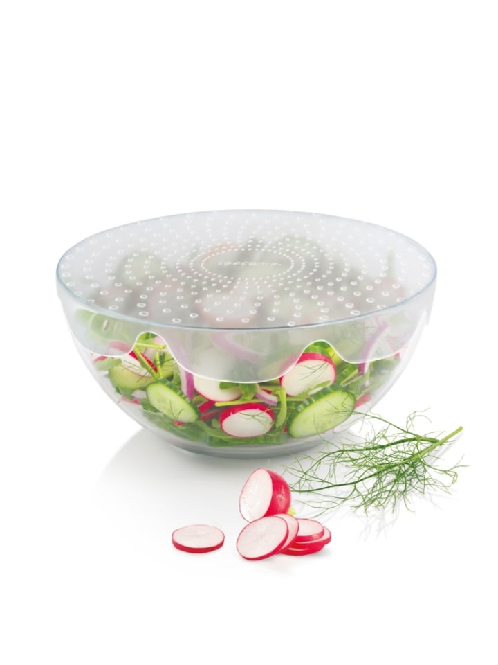Tescoma Elastischer Silikon-Deckel 4FOOD Durchmesser  30 cm in transparent günstig kaufen 30 cm