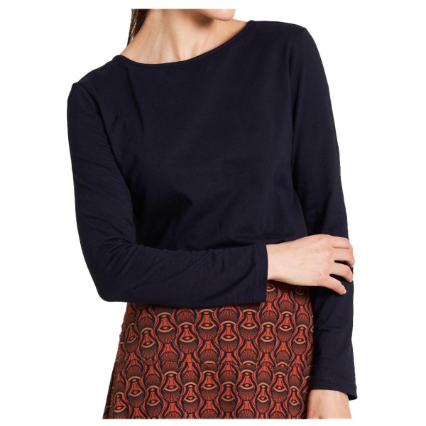 Tranquillo - Women's Jersey-Shirt mit Rückendetails - Longsleeve