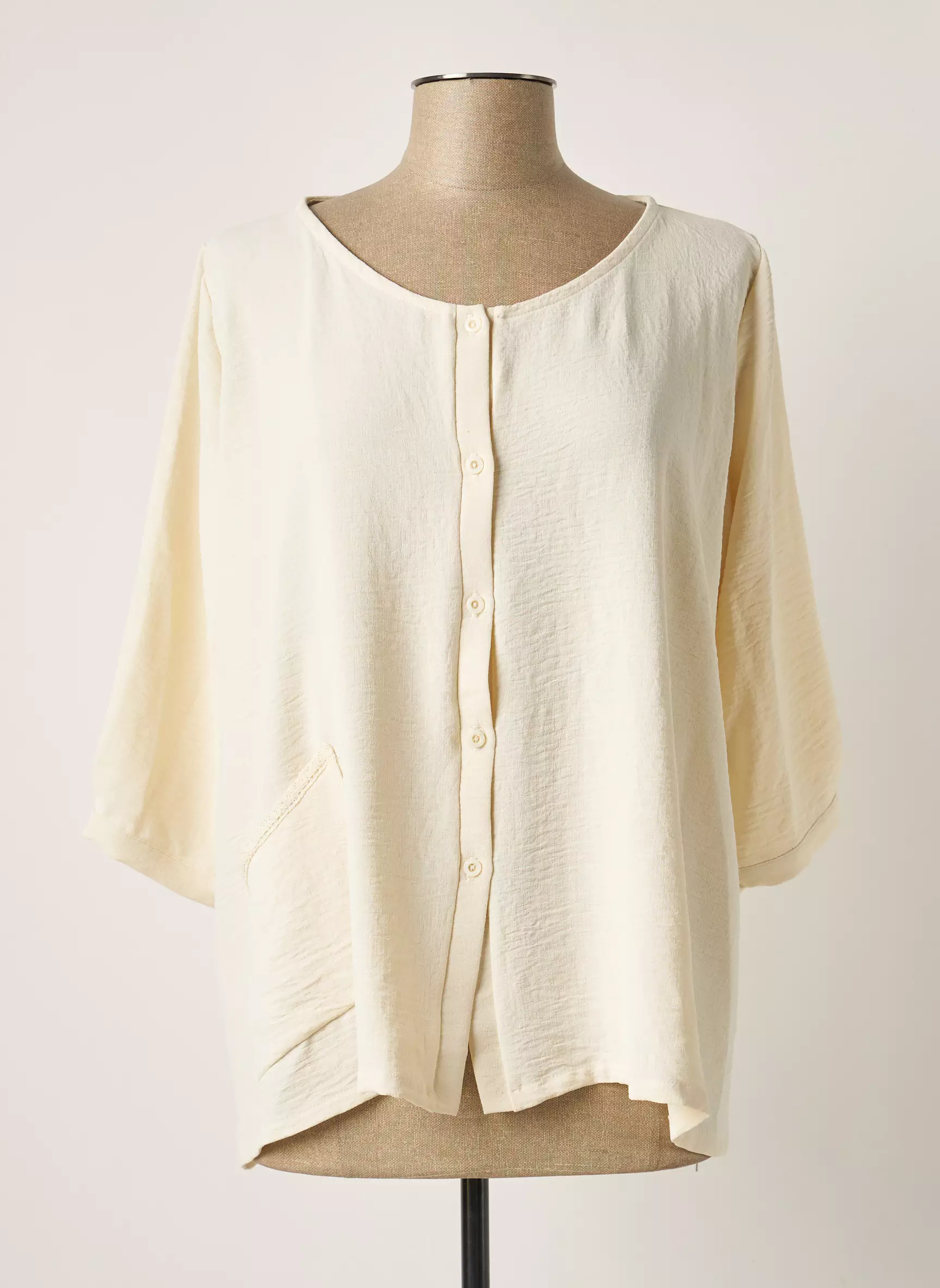 Franck Anna Chemisiers Femme couleur beige