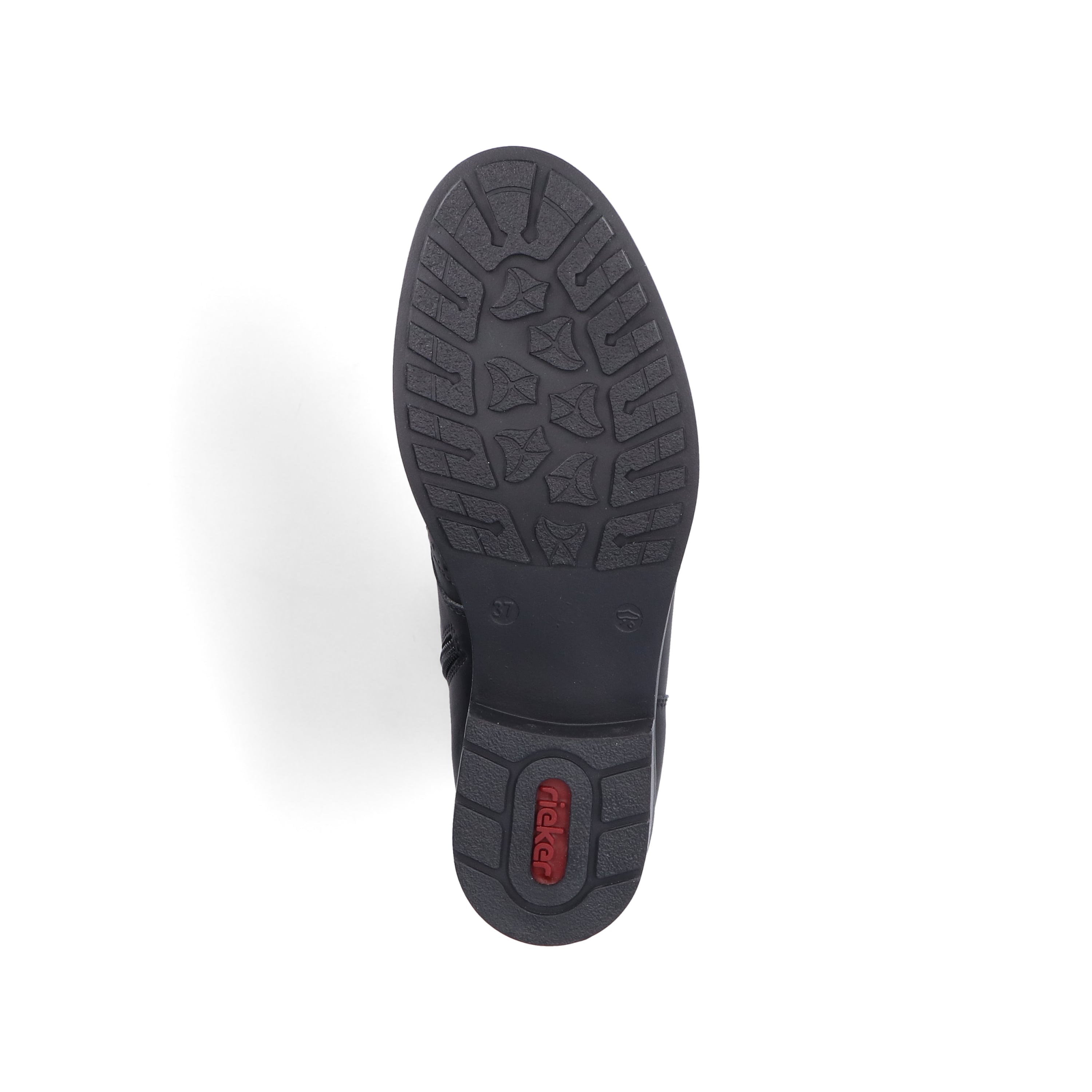 Rieker Damen Schnürstiefel asphaltschwarz