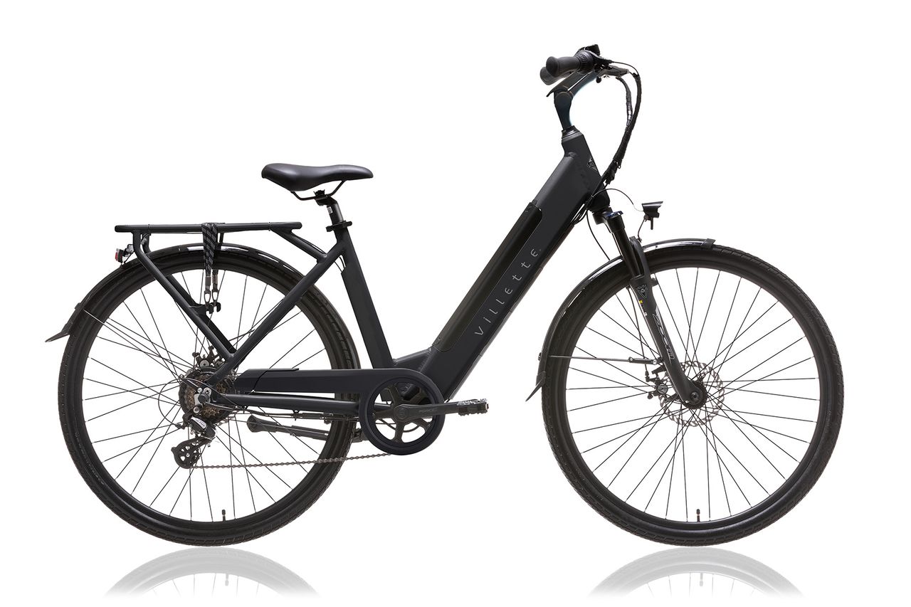 Villette L' Amant, City E-bike, Damen, Premium, 13 Ah, 7 Gänge, Schwarz