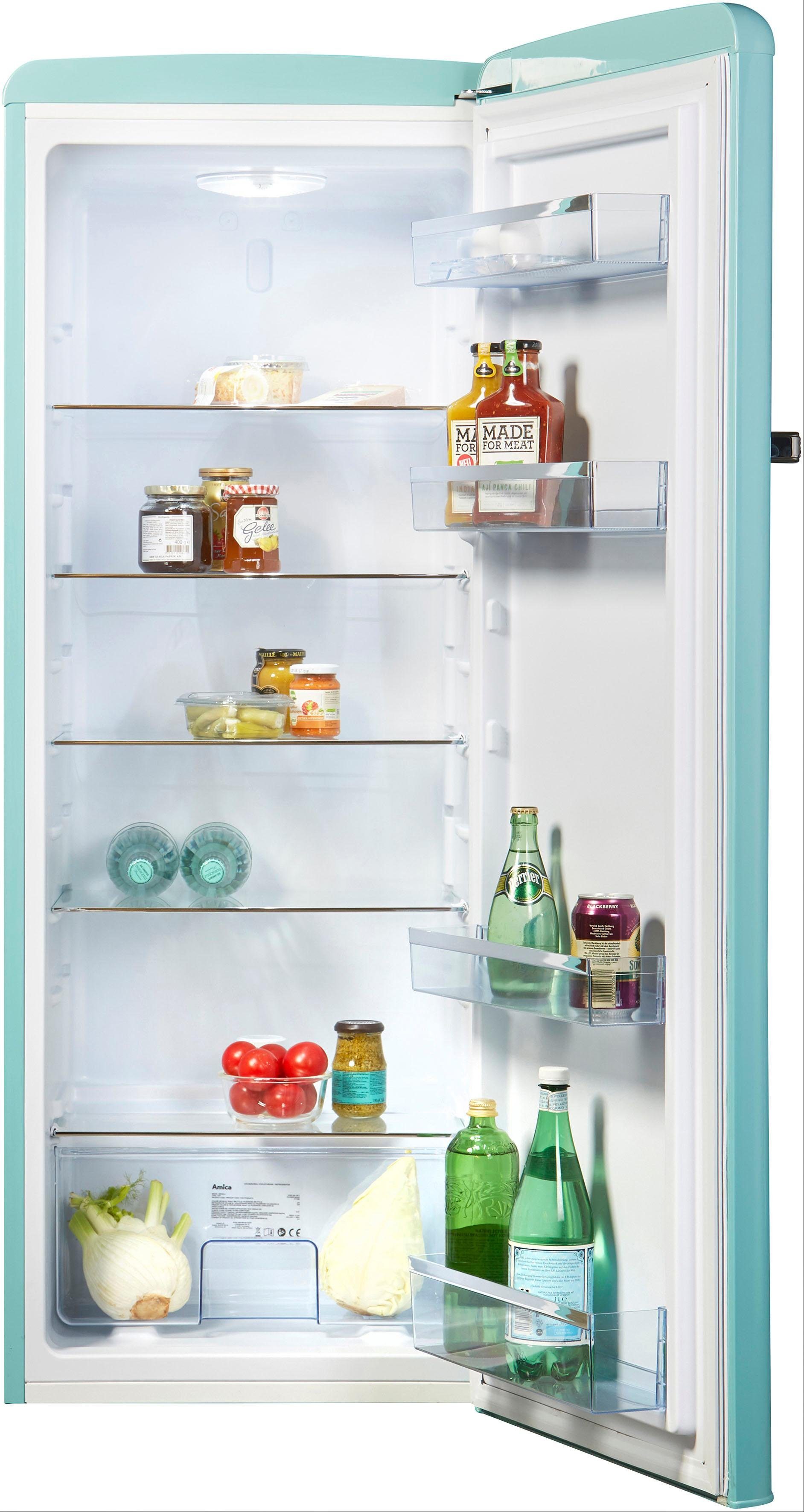 Amica Vollraumkühlschrank VKSR 354 150 T, 144 cm hoch, 55 cm breit