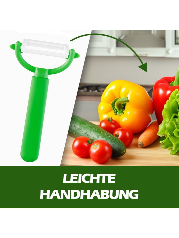 Stoneline Keramik Schäler 13 cm in Grün günstig kaufen 13 cm