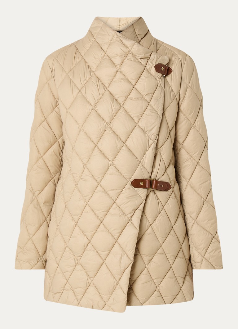 Prešita jakna Ralph Lauren z vzorcem prešite odeje