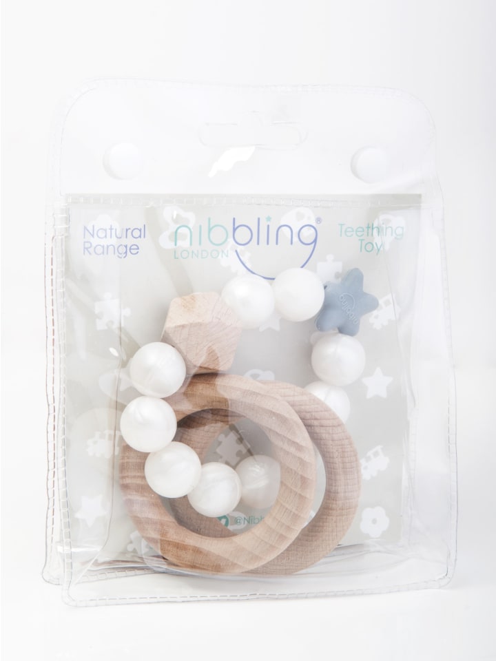 Nibbling Beiß- und Rasselring STELLAR Greifling Perle günstig kaufen onesize