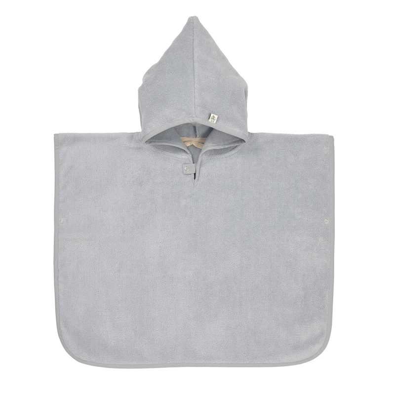 Poncho de plage bleu clair Lässig