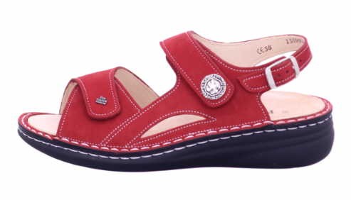 FINN COMFORT Komfort Sandalen rot Finn Comfort Barbuda Damensandale Chili