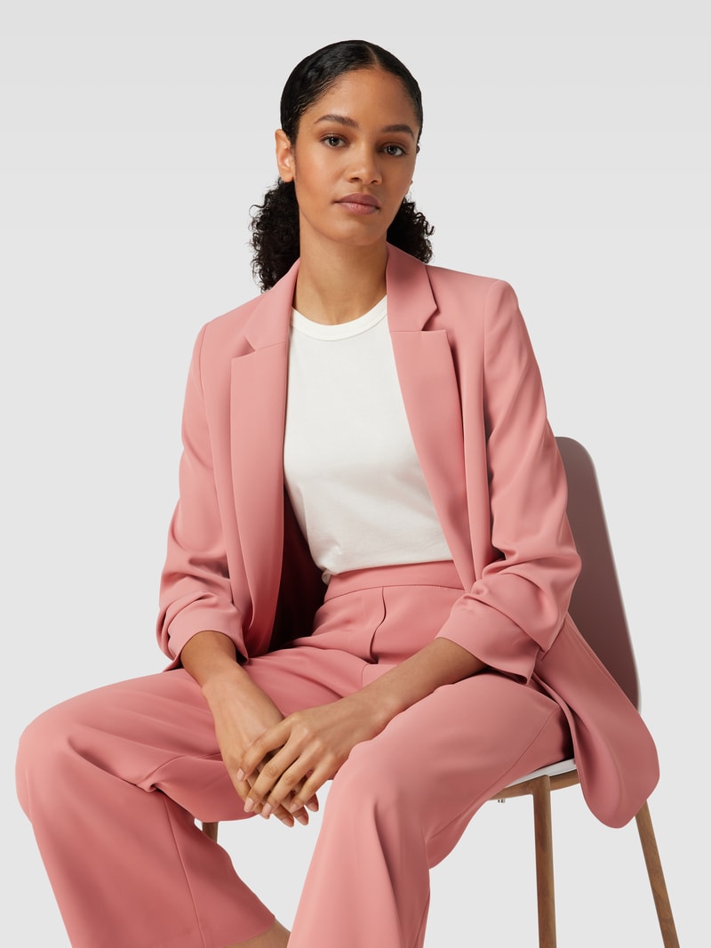 Blazer mit Reverskragen in rosa