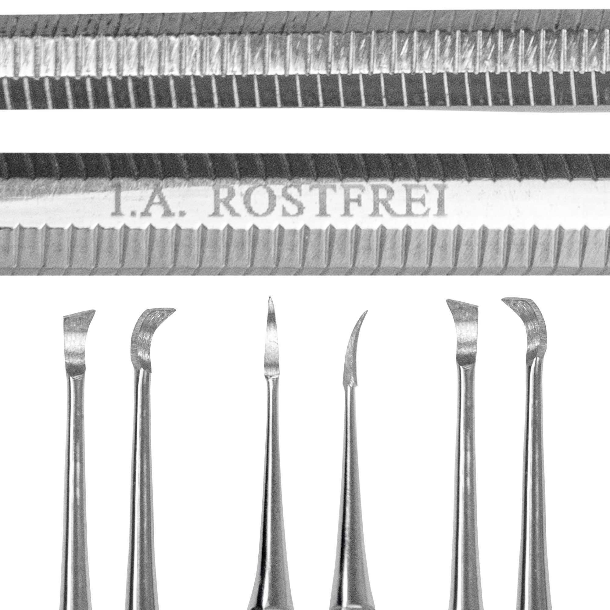 Schecker Tier-Zahnpflegeset Zahnstein Entferner Set - 2-teilig für Hunde, (Set, 2-St)