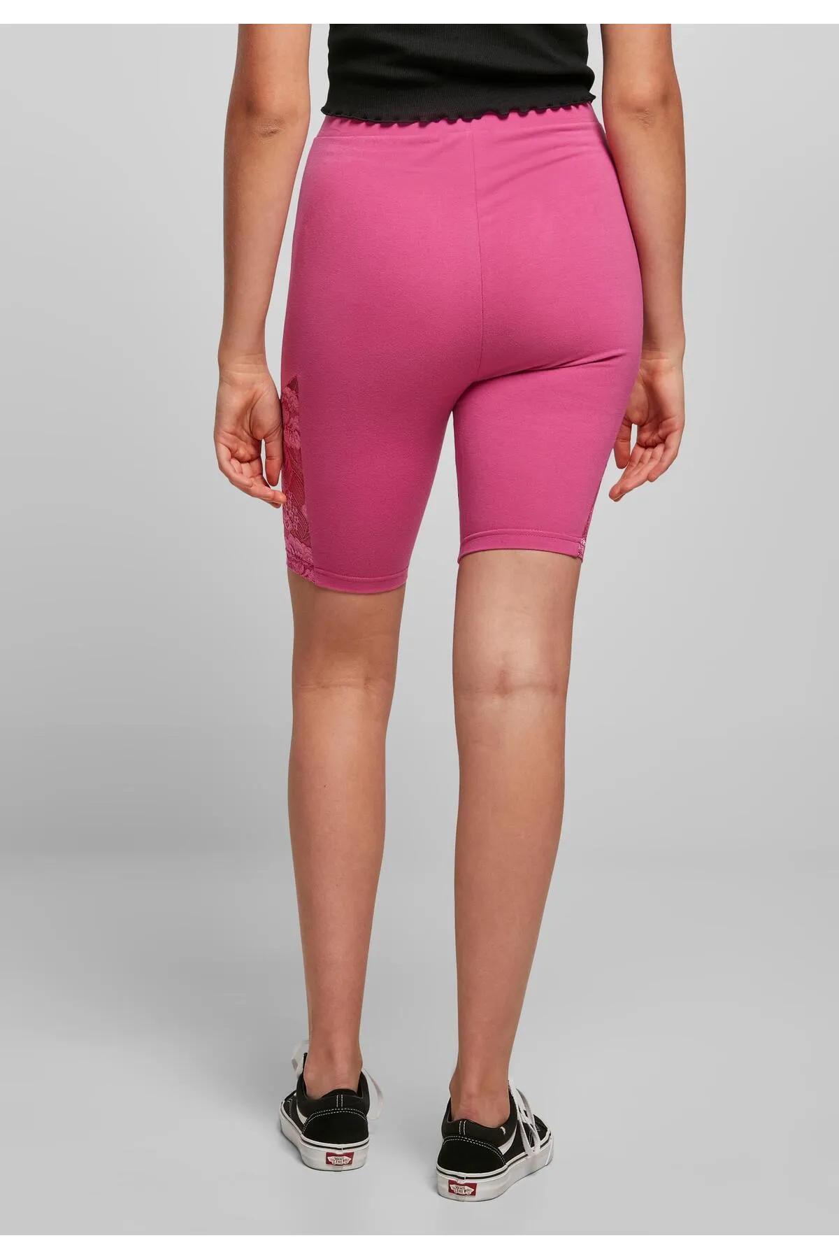 Urban Classics  Kurze Sporthose - Lila - Hoher Bund