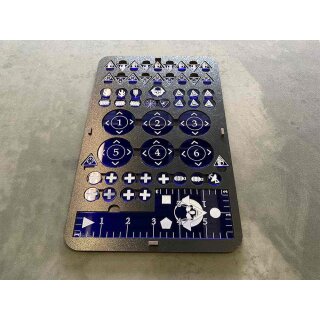 Kill Team Token Board Blau Neu